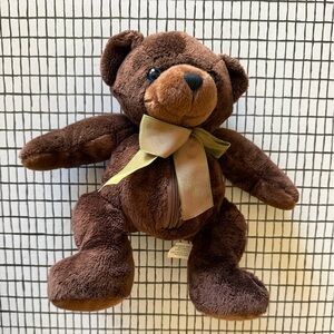 Hidden jewelry pocket Brown Plush Teddy Bear perfect for proposal (hiding ring)